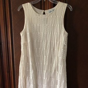 Cream Almost Famous Brand Dress.